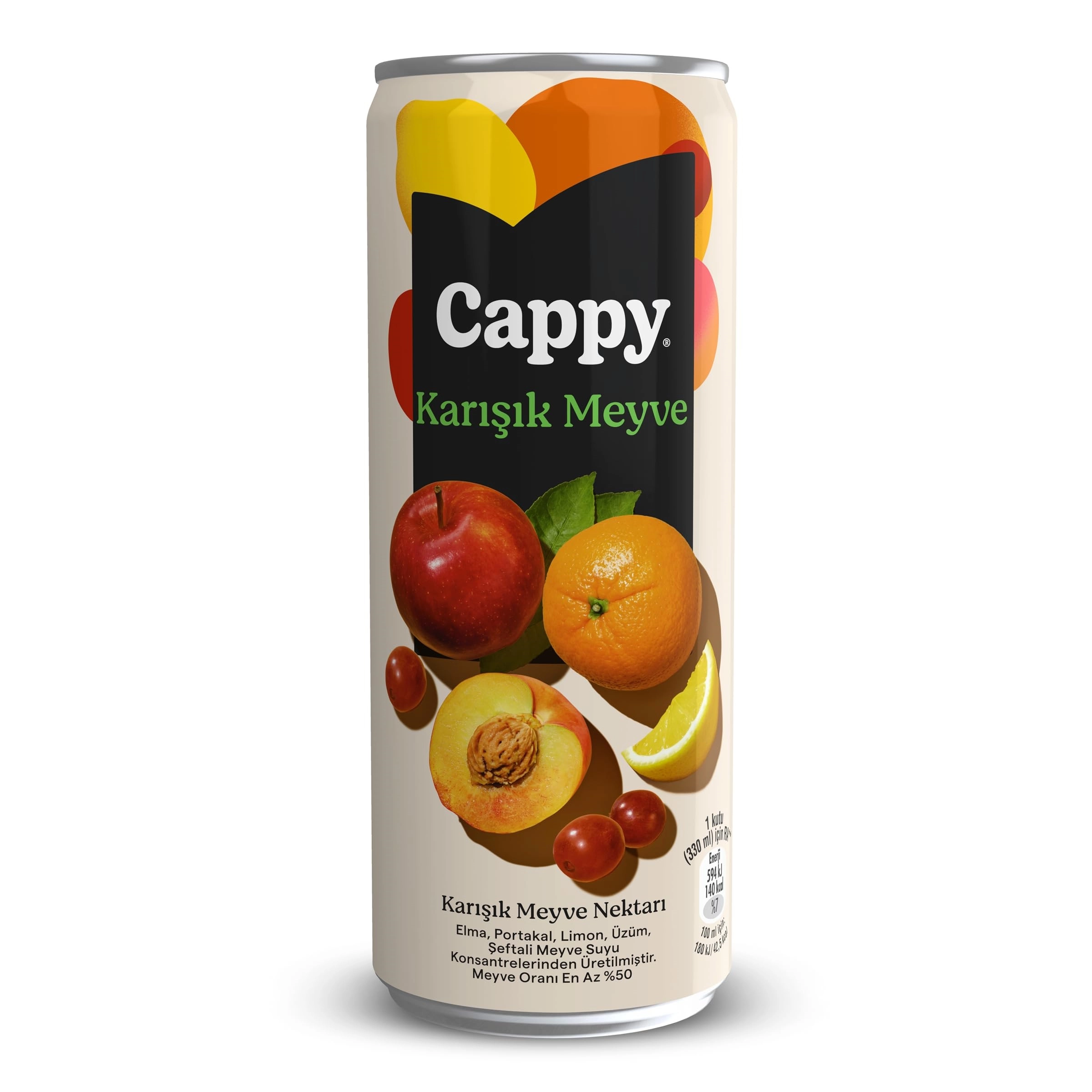 Cappy Karışık 330ml Teneke Kutu *12’li Koli