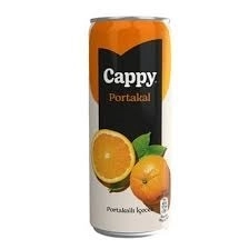 Cappy Portakal 330ml Teneke Kutu *12’li Koli