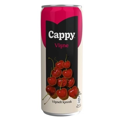 Cappy Vişne 330ml Teneke Kutu *12’li Koli