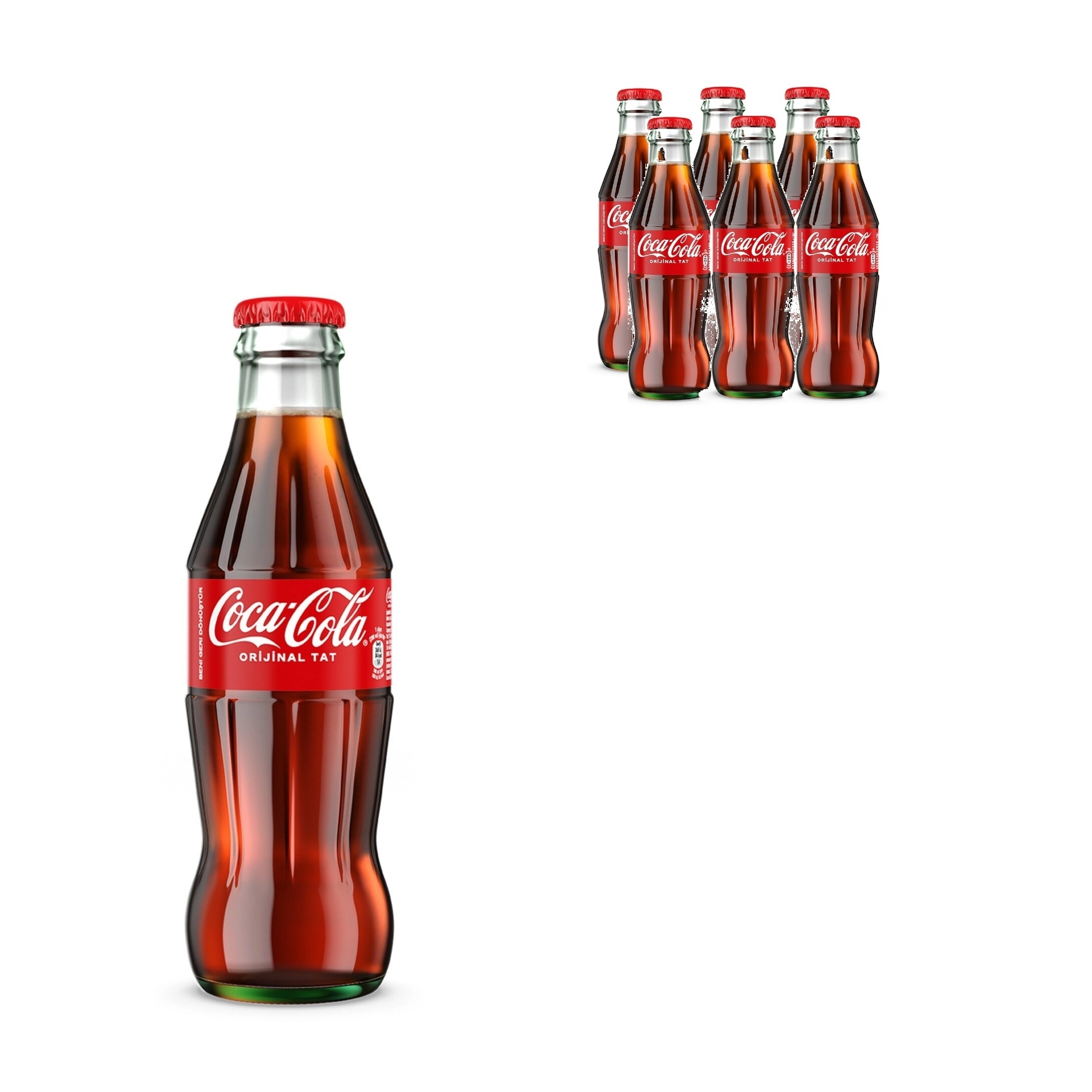 Coca Cola Cam Şişe 200ml *6 Adet