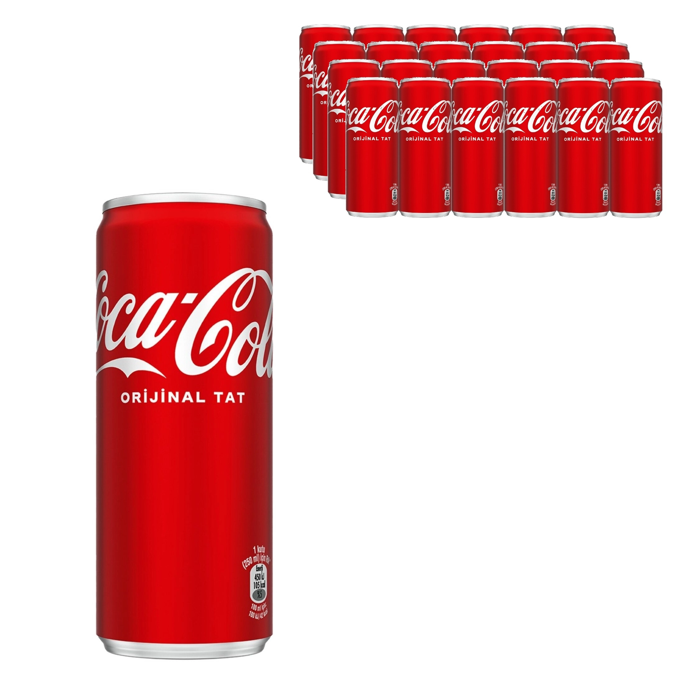 Coca Cola Kutu 330ml *24 lü Koli