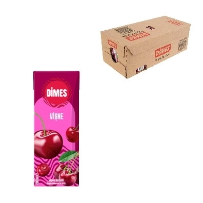 Dimes Vişne 200ml Pipetli *27 li Koli