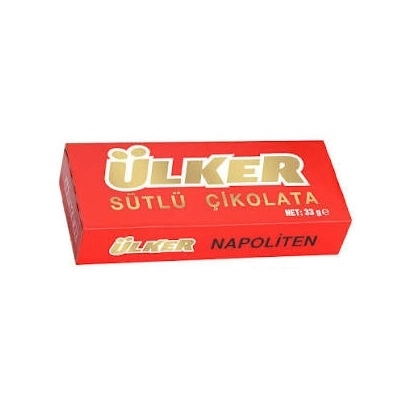 Ülker Napoliten Sütlü Çikolata 33gr *20 li Paket