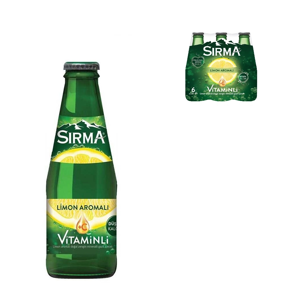 Sırma Limonlu Soda 200ml *6 lı paket