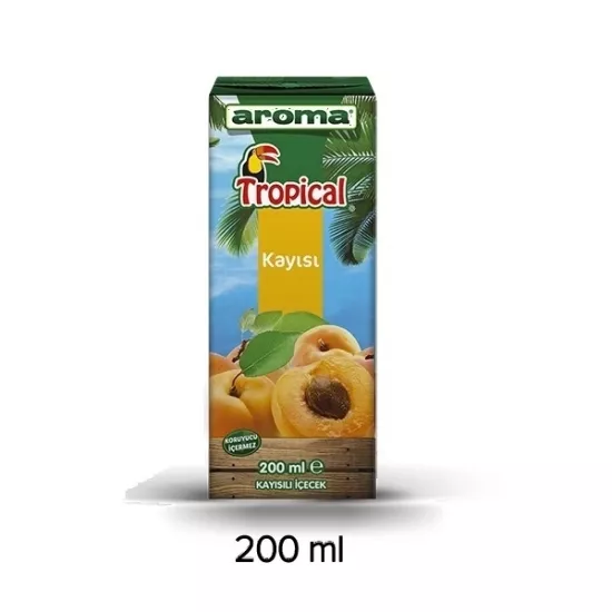 Aroma Tropical Kayısı 200ml Pipetli *27 li Koli