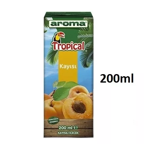 Aroma Tropical Kayısı 200ml Pipetli *27 li Koli