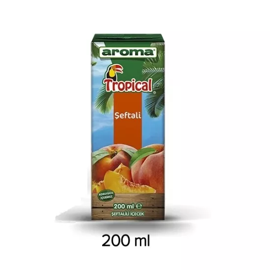 Aroma Tropical Şeftali 200ml Pipetli *27 li Koli