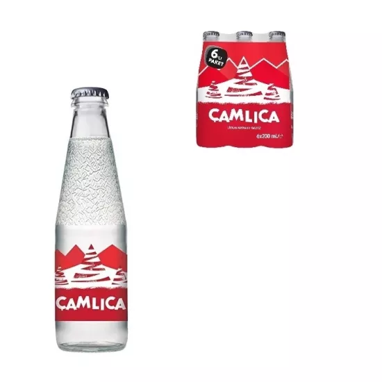 Çamlıca Gazoz Cam Şişe 200ml *6 lı Paket