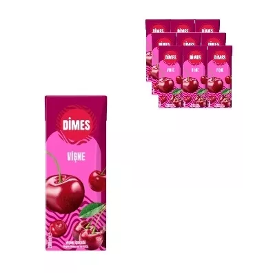Dimes Vişne 200ml Pipetli *9 Adet