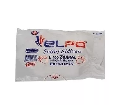 Elpo Şeffaf Eldiven *100 lü Paket