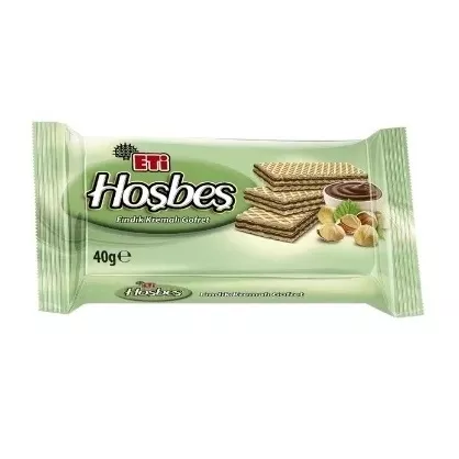Eti Hoşbeş Gofret Fındık Kremalı 40gr *24 lü Paket