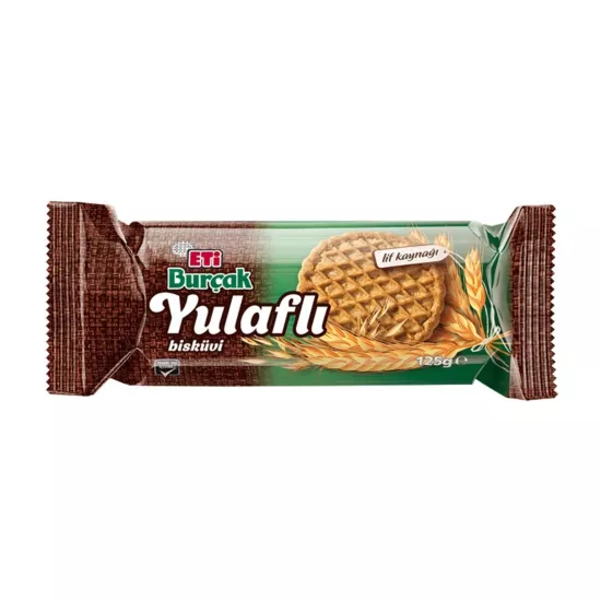 Eti Yulaflı Bisküvi 125gr *18 li Paket