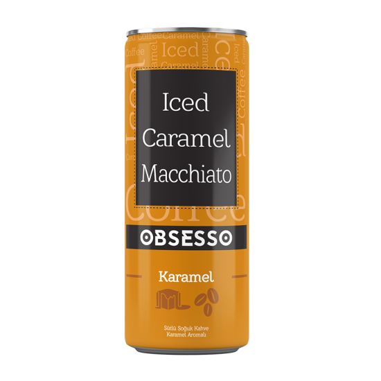 Obsesso Iced Caramel Macchiato 250ml *12’li Koli