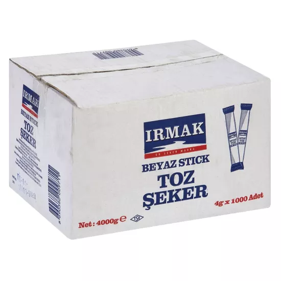 Irmak Stick Toz Şeker 4gr *1000’li Koli