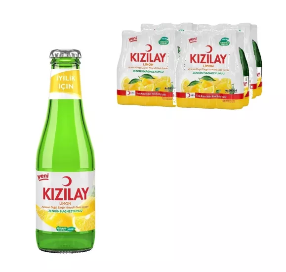 Kızılay Limonlu Soda 200ml *24 lü Koli