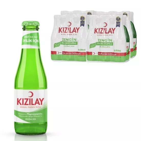 Kızılay Maden Suyu Erzincan 200ml *24 lü Koli