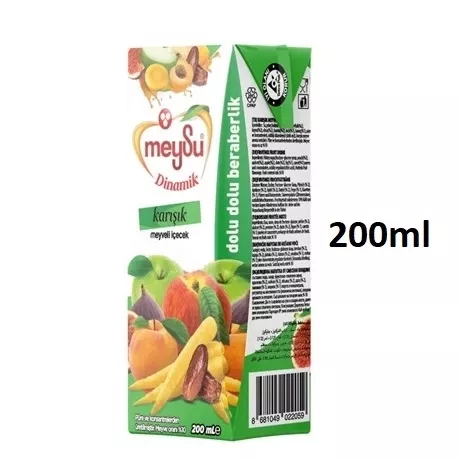 Meysu Dinamik Karışık 200ml Pipetli *27’li Koli
