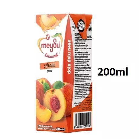 Dinamik Şeftalili 200ml Pipetli *27’li Koli