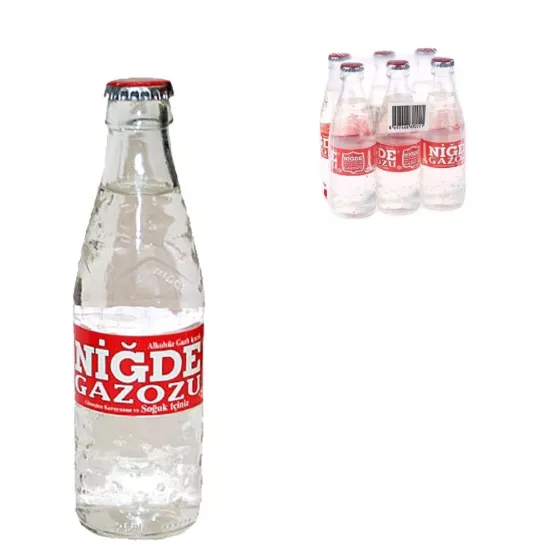 Niğde Gazozu Cam Şişe 250ml *6 lı Paket
