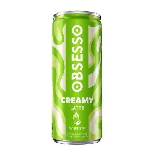 Obsesso Creamy Latte Antepfıstığı 250ml *12 li Koli