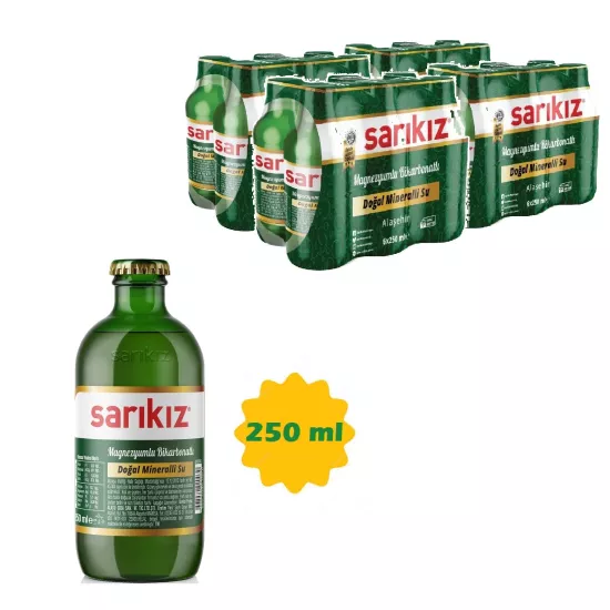 Sarıkız Maden Suyu 250ml *24 lü Koli