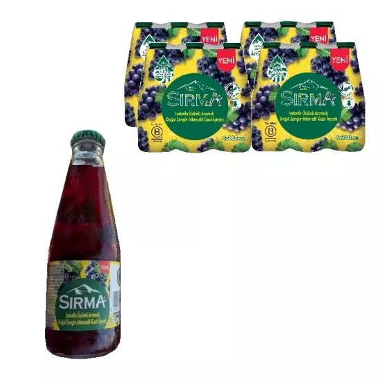 Sırma isabella Üzümlü Soda *24 lü Koli