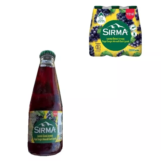 Sırma İsabella Üzümlü Soda 200ml *6 lı Paket
