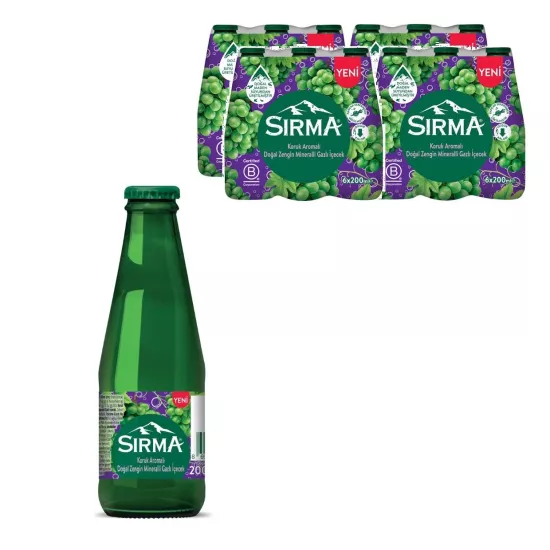 Sırma Koruk Aromalı Soda *24 lü Koli