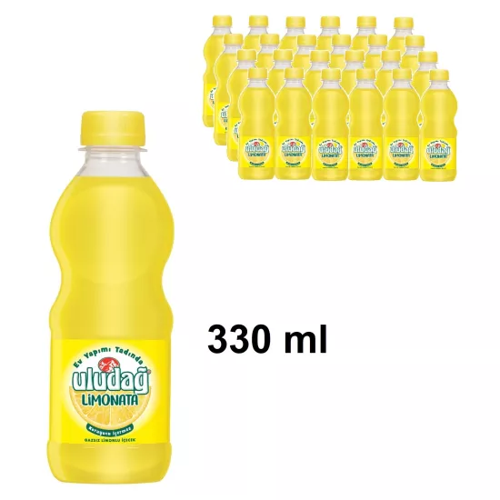 Uludağ Limonata Pet 330ml *24 lü Koli